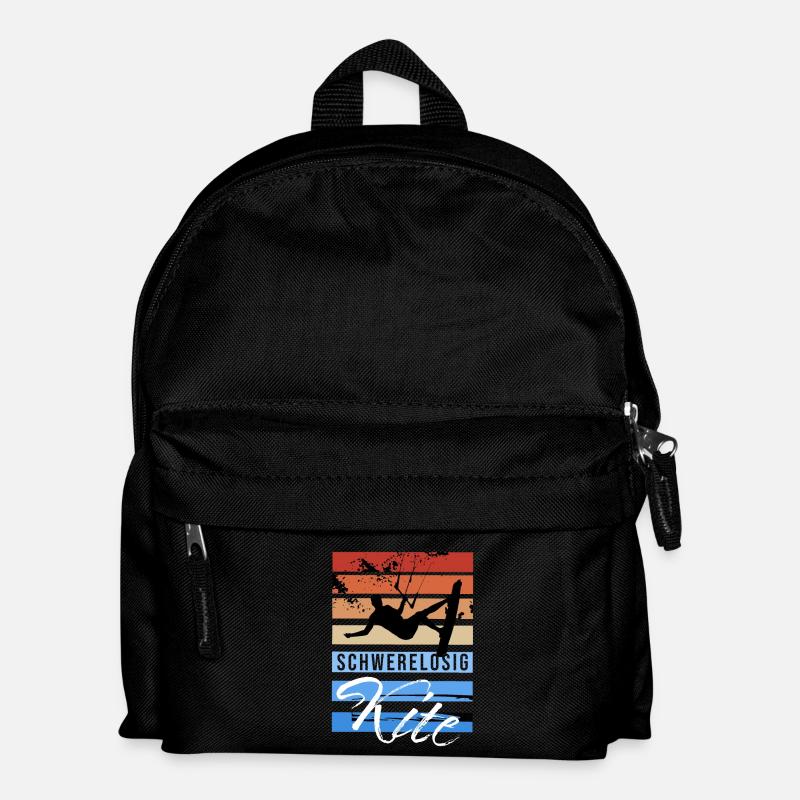 Schwerelosig Kite - Kinder Rucksack - Schwarz