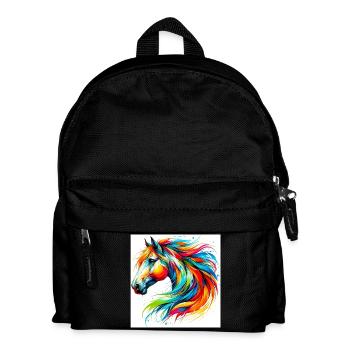 Horse - Kids' Backpack - black - Front