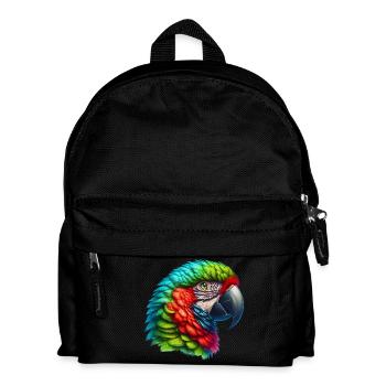 Perroquet - Sac à dos Enfant - noir - Devant