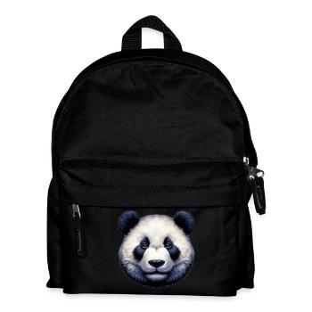 Panda - Kinder Rucksack - Schwarz - Vorne