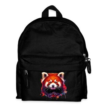 Kleiner Panda - Kinder Rucksack - Schwarz - Vorne