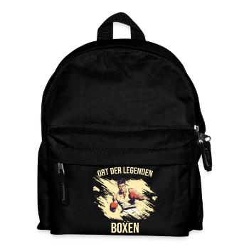 Ort der Legenden - Boxen - Kinder Rucksack - Schwarz - Vorne
