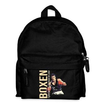 Fighter im Ring - Champion im Leben - Kinder Rucksack - Schwarz - Vorne