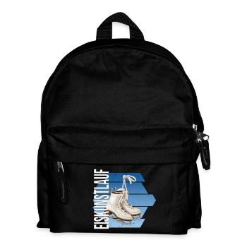 Eiskunstlauf - Kinder Rucksack - Schwarz - Vorne