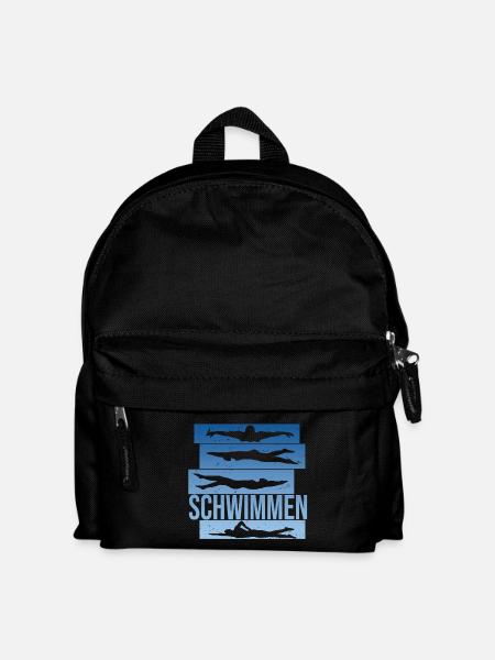 Schwimmen - Kinder Rucksack - Schwarz