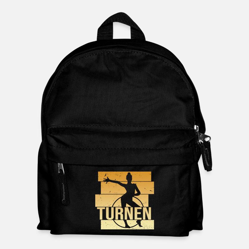 Turnen - Kinder Rucksack - Schwarz