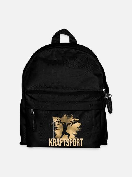 Kraftsport - Kinder Rucksack - Schwarz