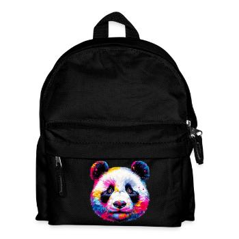 Panda - Kinder Rucksack - Schwarz - Vorne