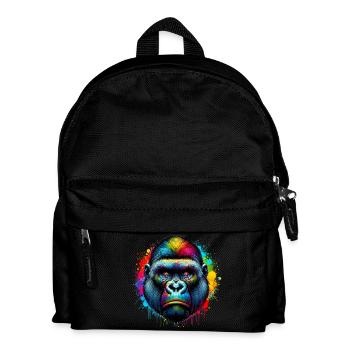 Gorilla - Kids' Backpack - black - Front