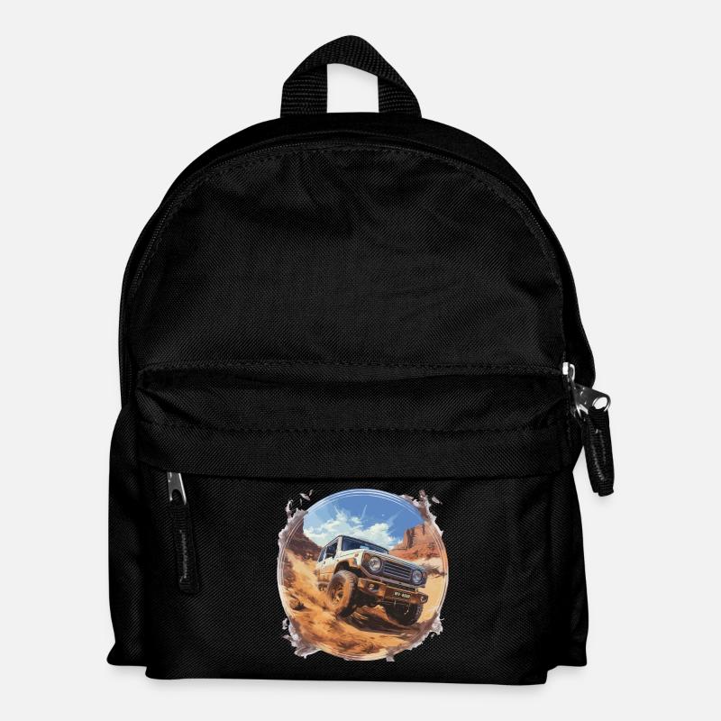 Jimny 4x4 Offroad Car - Kinder Rucksack - Schwarz
