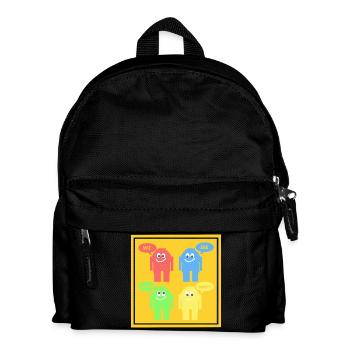 Drôles d’hommes - Sac à dos Enfant - noir - Devant