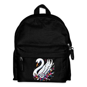 Cygne - Sac à dos Enfant - noir - Devant