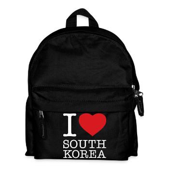 I LOVE SOUTH KOREA Südkorea - Kids' Backpack - black - Front
