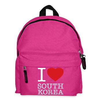 I LOVE SOUTH KOREA Südkorea - Kids' Backpack - fuchsia - Front