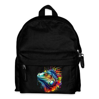 Iguana - Kids' Backpack - black - Front