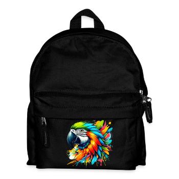 Perroquet - Sac à dos Enfant - noir - Devant