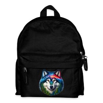 Wolf - Kids' Backpack - black - Front