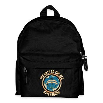 The Gate to the Sea - Spiekeroog - Kinder Rucksack - Schwarz - Vorne