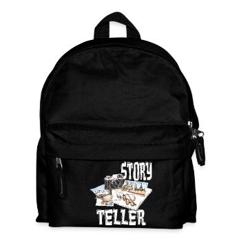 Story Teller - Kinder Rucksack - Schwarz - Vorne