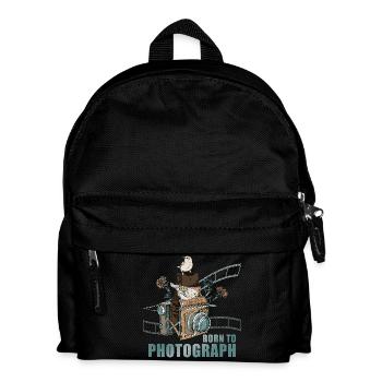 Born to Photograph - Kinder Rucksack - Schwarz - Vorne