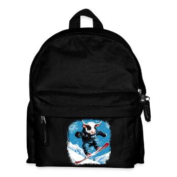 Vaches snowboard - Sac à dos Enfant - noir - Devant