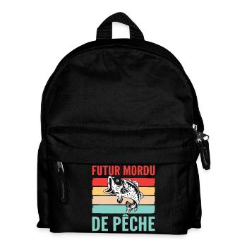 Fishing Enthusiast for Baby - Kids' Backpack - black - Front