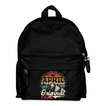 April 1985 | Geburtstag April 1985 - Kinder Rucksack - Schwarz - Vorne