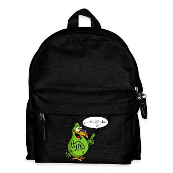 Smart bird - Kids' Backpack - black - Front