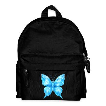 Diamant-Schmetterling | Geometrische Eleganz - Kinder Rucksack - Schwarz - Vorne