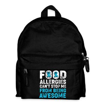 Allergies alimentaires - Sac à dos Enfant - noir - Devant