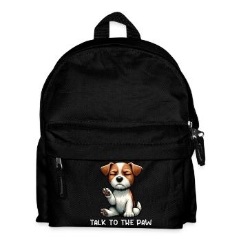 Talk to the Paw Jack Russel terrier Jack russel - Kids' Backpack - black - Front