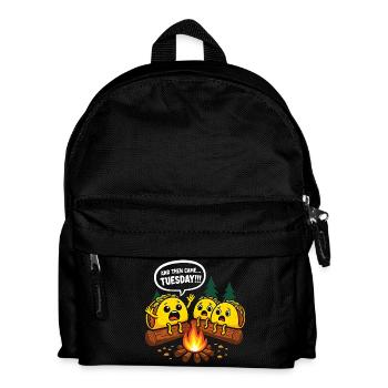 And Then Came Tuesday Food Tacos Lovers - Kids' Backpack - black - Front