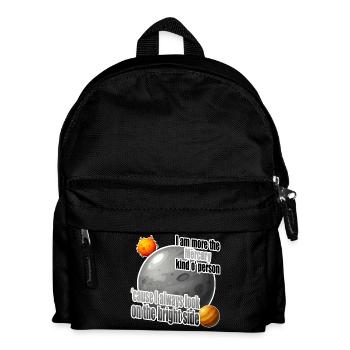 Je suis plutôt du genre Mercure - Sac à dos Enfant - noir - Devant