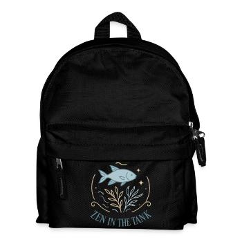 Zen in the aquarium - Kids' Backpack - black - Front