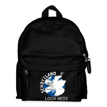 Loch Ness - Kinder Rucksack - Schwarz - Vorne