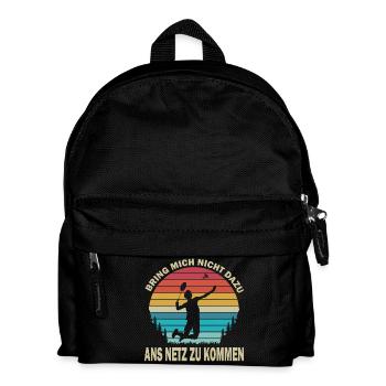 Joueur de badminton offre des tenues de badminton - Sac à dos Enfant - noir - Devant