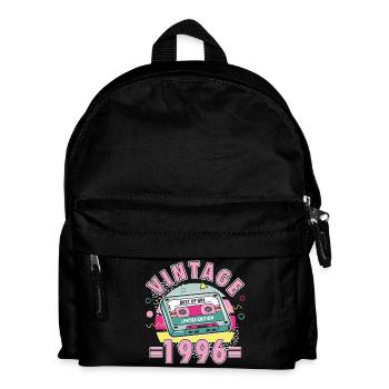 30th Birthday Vintage 1996 90s Retro Style Ladies - Kids' Backpack - black - Front