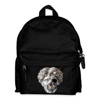 Classic meets steel skull - Kids' Backpack - black - Front
