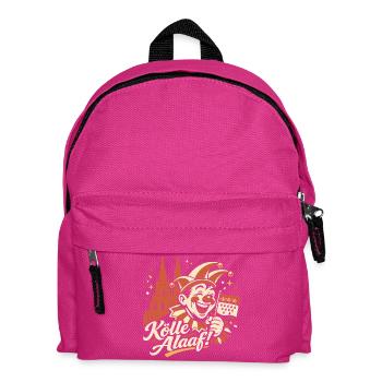Kölle Alaaf Karnevalskostüm Süß Niedlich Geschenk - Kinder Rucksack - Fuchsia - Vorne