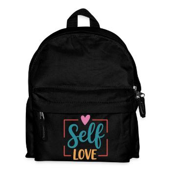 Self Love - Kids' Backpack - black - Front