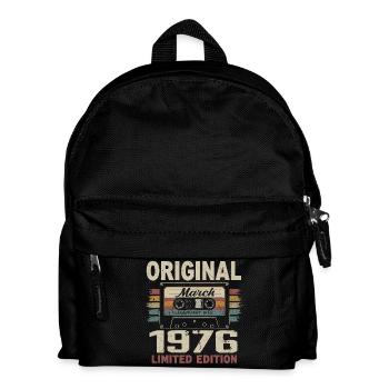 March 1976 Vintage March 1976 - Kids' Backpack - black - Front