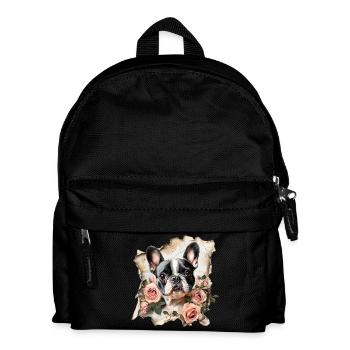 Bouledogue français - Sac à dos Enfant - noir - Devant