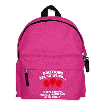 Motif drôle d’anniversaire avec une phrase sarcastique - Sac à dos Enfant - fuchsia - Devant