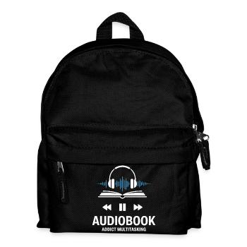 Livres audio, histoires de livres audio, casques - Sac à dos Enfant - noir - Devant