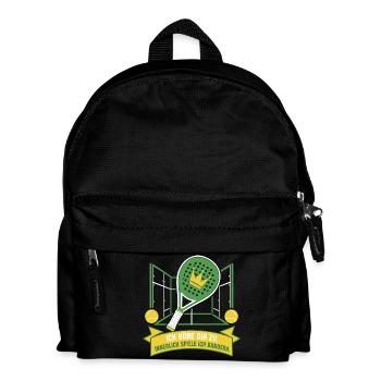 Innerlich immer Bandera — Padel 2026 - Kinder Rucksack - Schwarz - Vorne