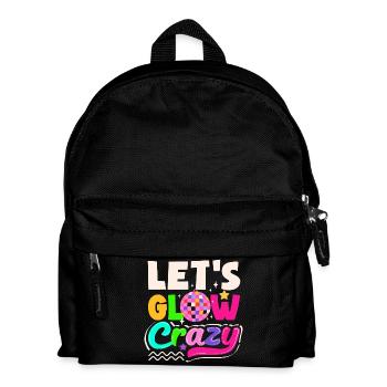 Retro Back to the 80s Vintage Design - Kinder Rucksack - Schwarz - Vorne