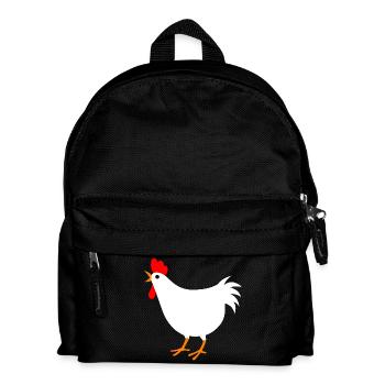 Nur ein Hühnerliebhaber und ein Witz-Farm-Tier - Kinder Rucksack - Schwarz - Vorne