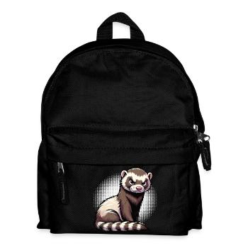 ferret ferret holder ferret owner - Kids' Backpack - black - Front