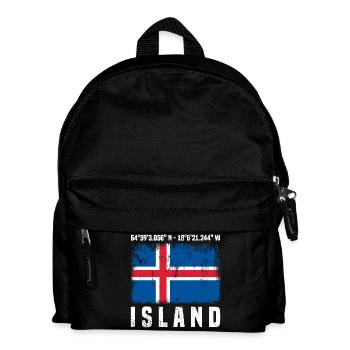 Iceland Trip - Kids' Backpack - black - Front
