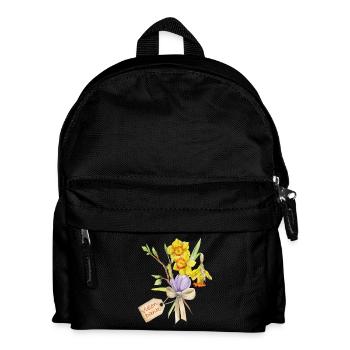 Thank you Bouquet - Kids' Backpack - black - Front